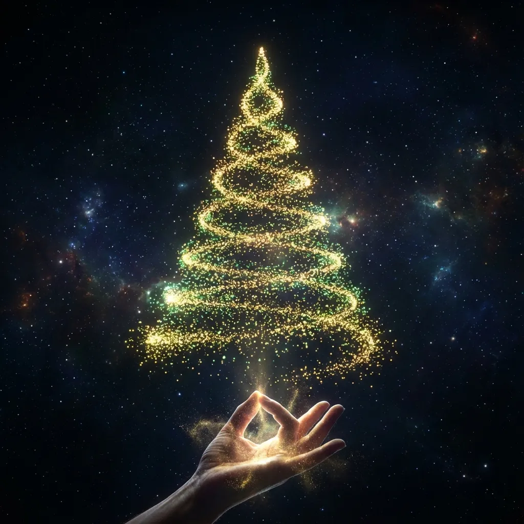 粒子圣诞树预览